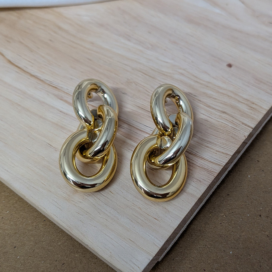 Elegant 5pcs Vintage Chunky Stud Earrings Set for Women & Girls