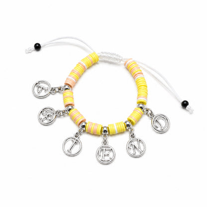 Colorful Rubber Beads Friendship Day Bracelets for Kids, Boys & Girls
