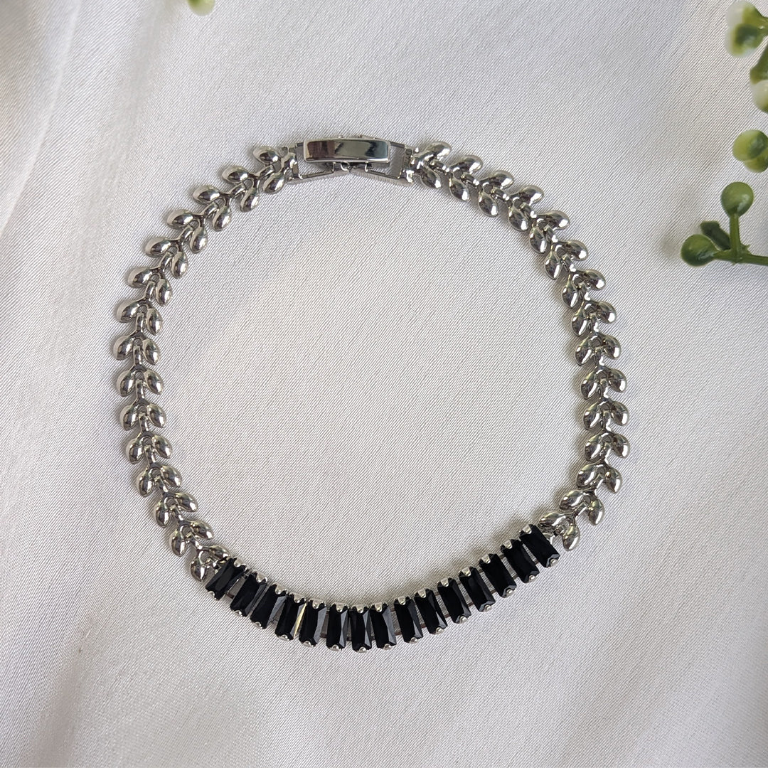 Urban Edge Classic Stainless Steel Tennis Bracelet