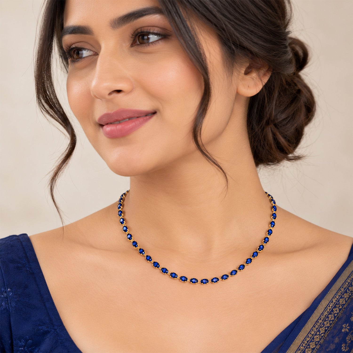 3 x 6 Markis Mala Alloy Chain for Girls & Women's