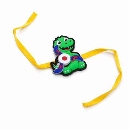 Cute Dinosaur Fidget Spinner Kids Rakhi for Brother