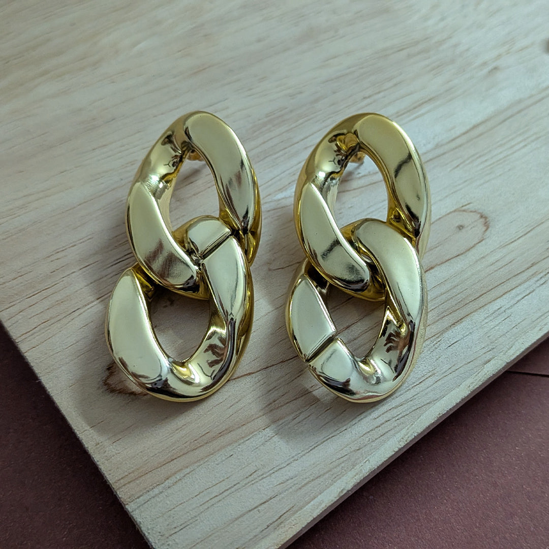 Elegant 5pcs Twisted Statement Earrings Set for Women & Girls