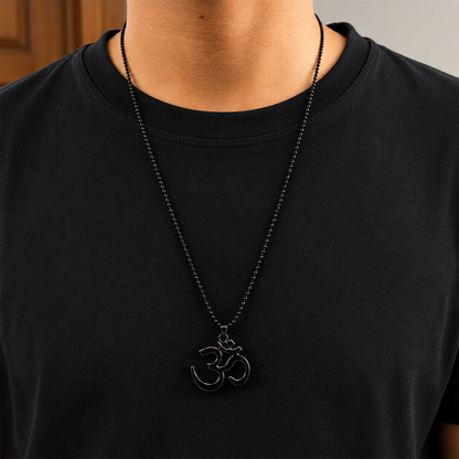 Trendy Spiritual Bold OM Pendant for Men & Boys