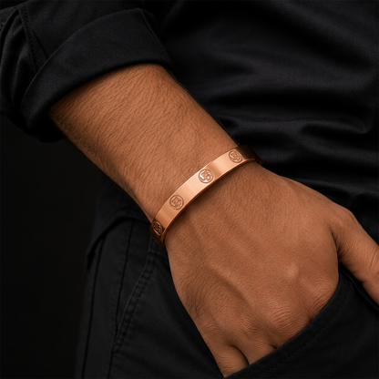 Men’s Bracelet Engraved with OM