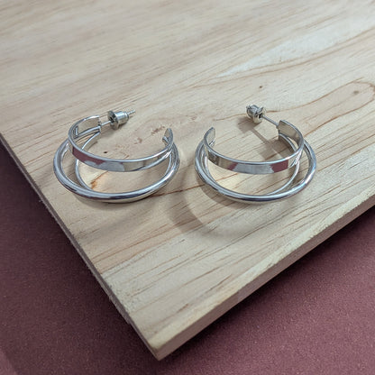 Elegant 5pcs Vintage Chunky Stud Earrings Set for Women & Girls