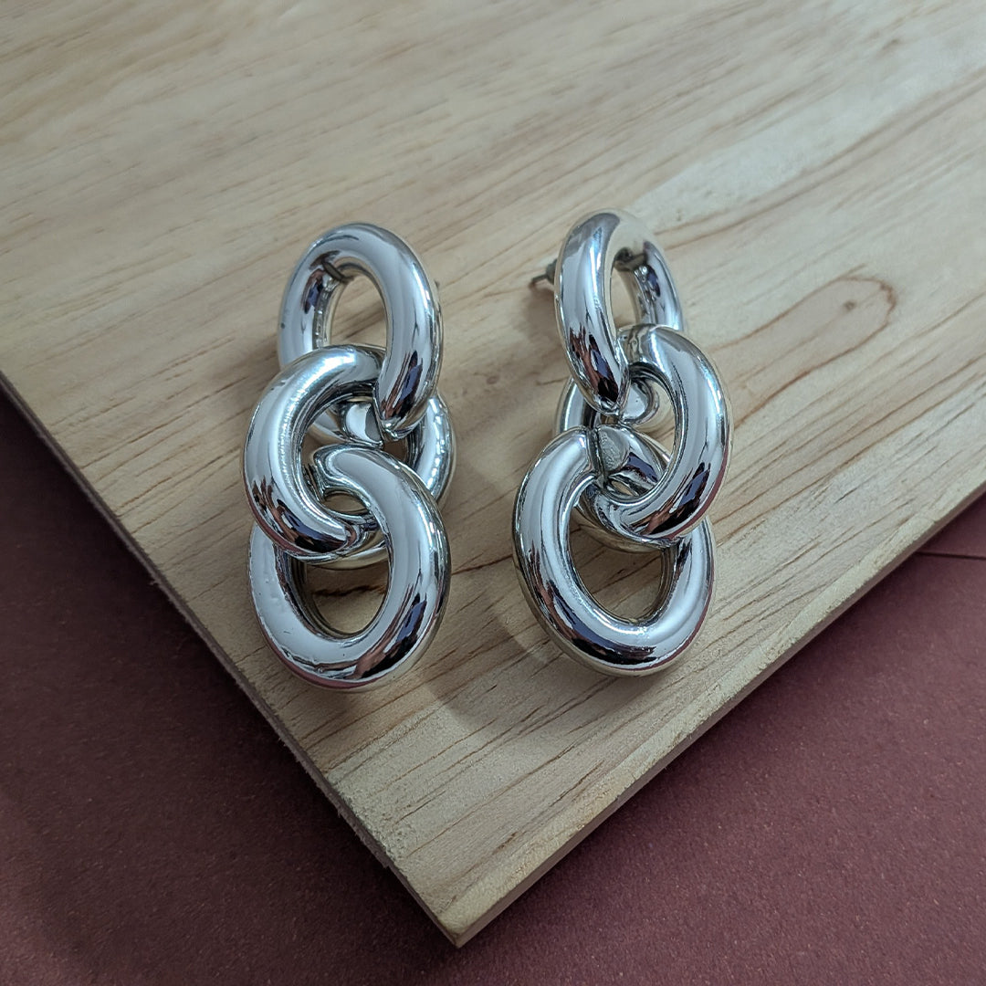 Elegant 5pcs Vintage Chunky Stud Earrings Set for Women & Girls