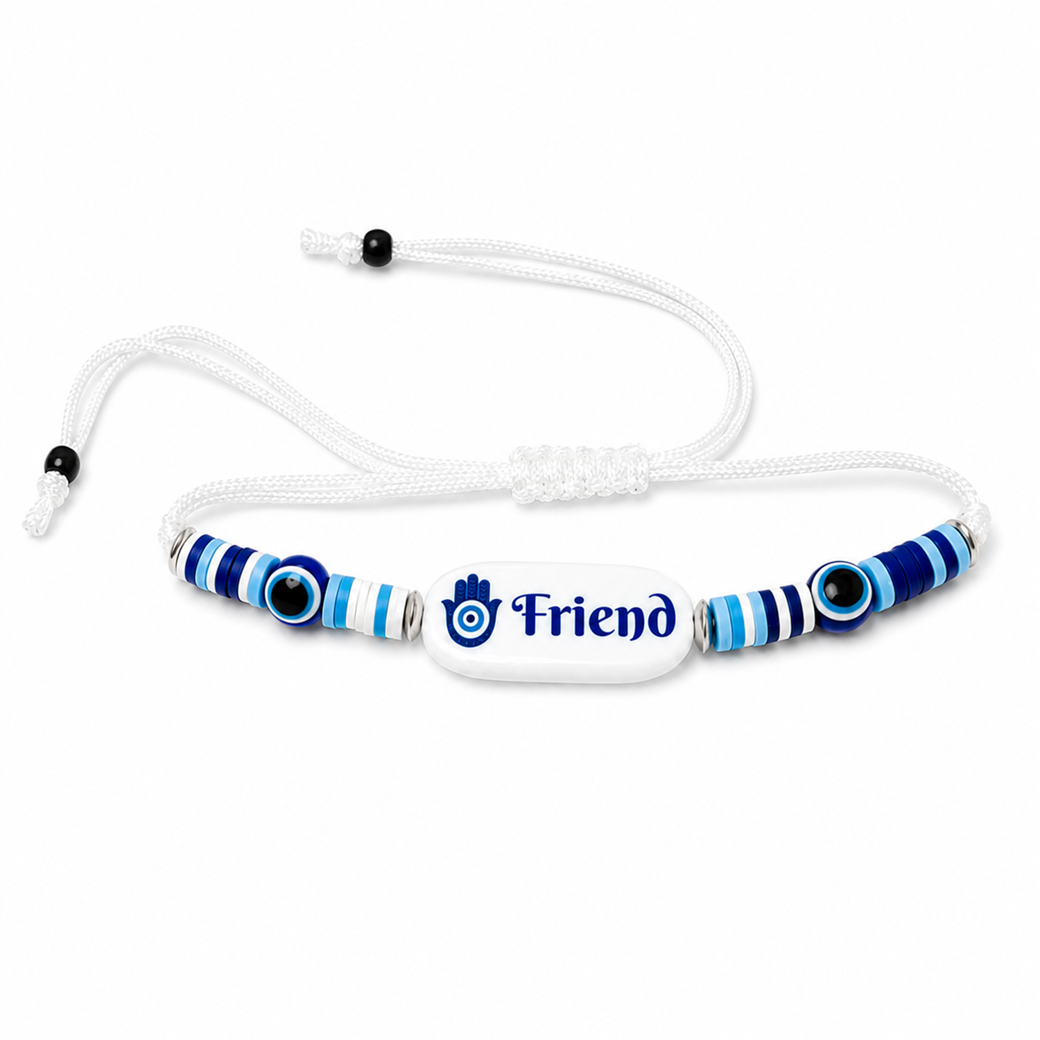 Blue Striped Accents Friend Bracelet Friendship Day Bracelets for Kids, Boys & Girls