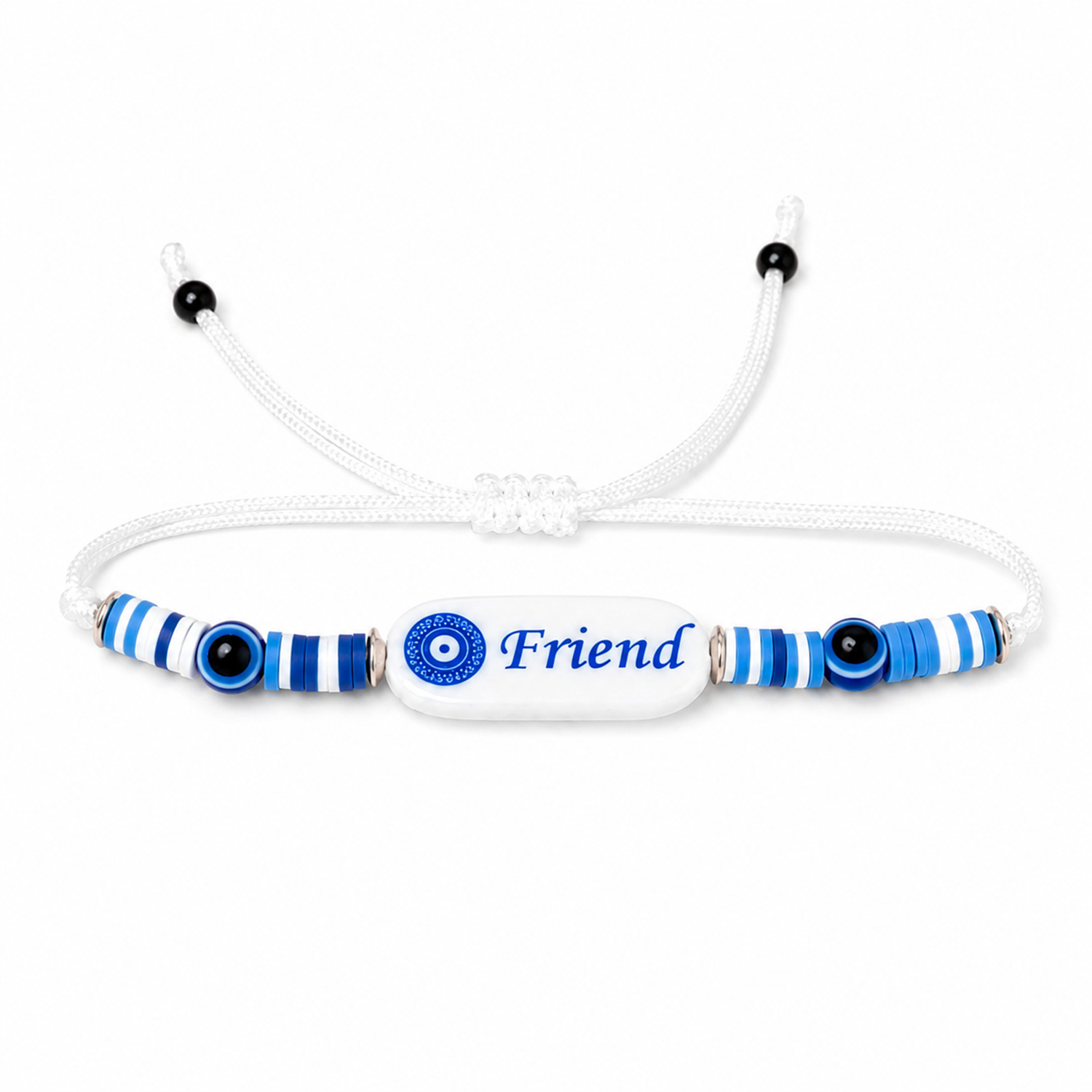 Blue Striped Accents Friend Bracelet Friendship Day Bracelets for Kids, Boys & Girls