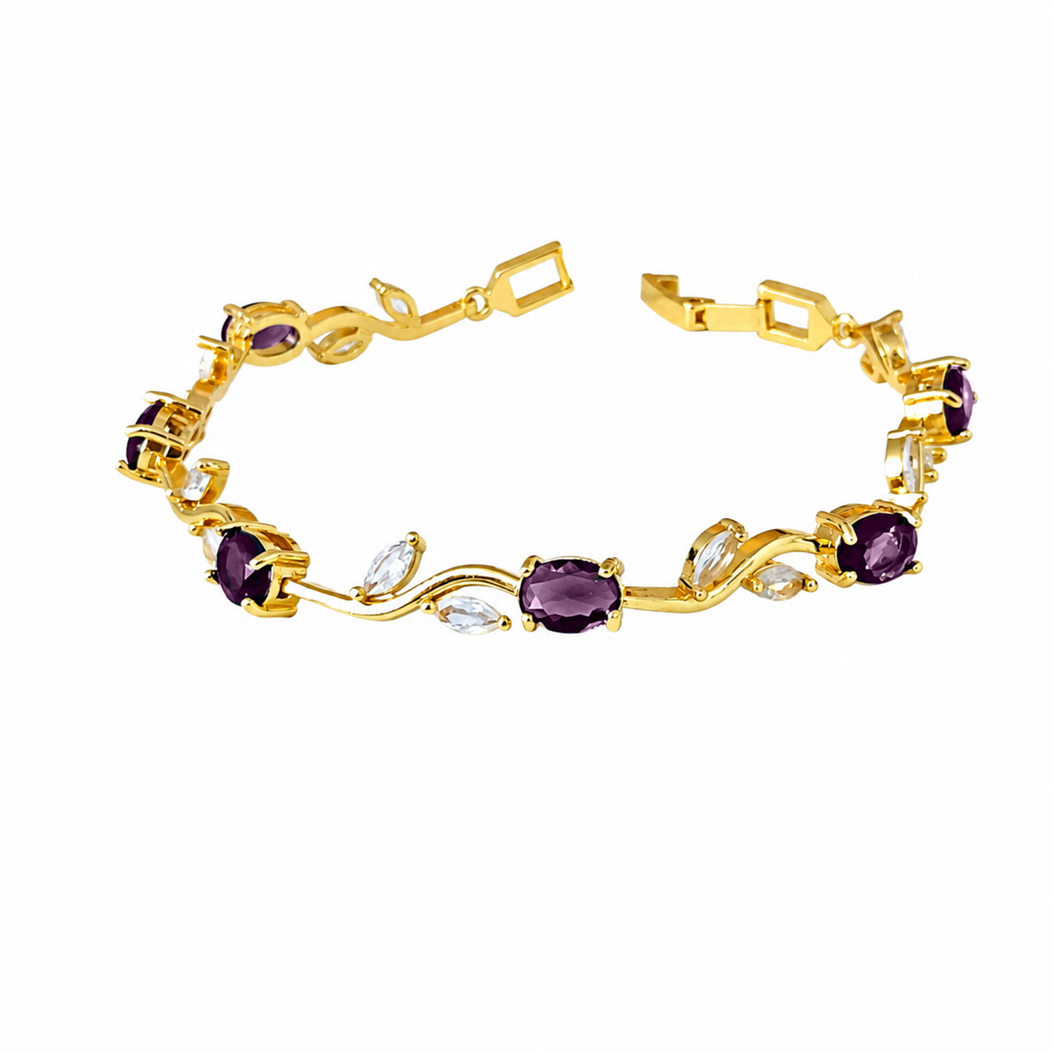 AD Stone Tulip Bracelet for Women & Girls