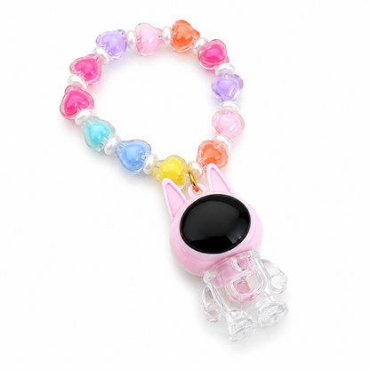 Cute Astronaut Charm Beaded Bracelet Rakhi