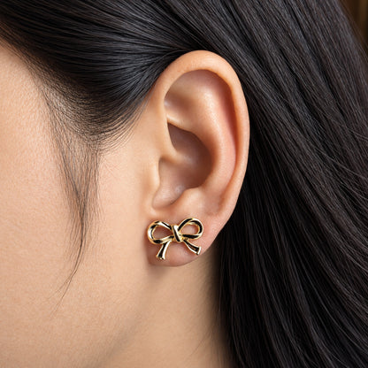 Pretty Bow Stud Earrings for Girls & Women's
