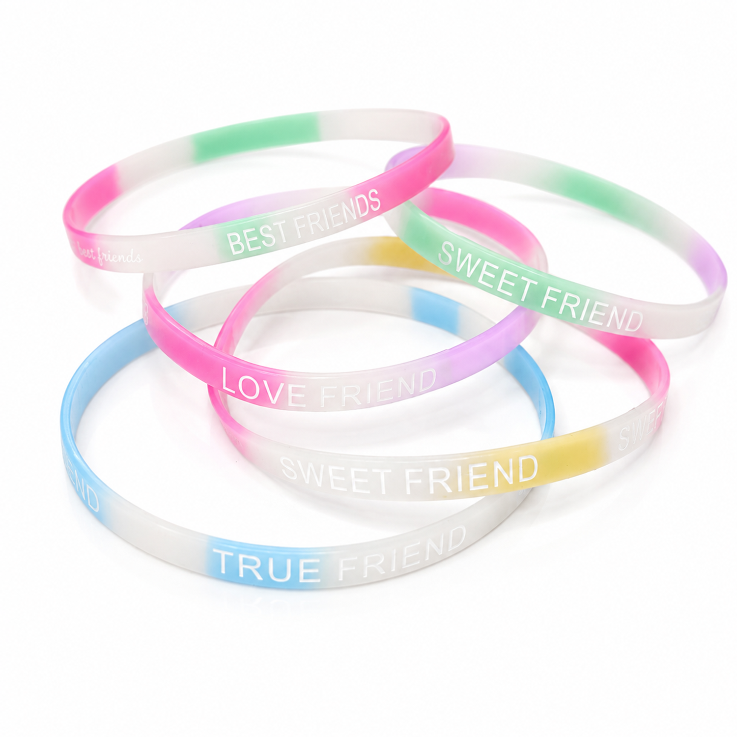 Mixed Print Friendship Bracelets for Friends (Pack of 5)