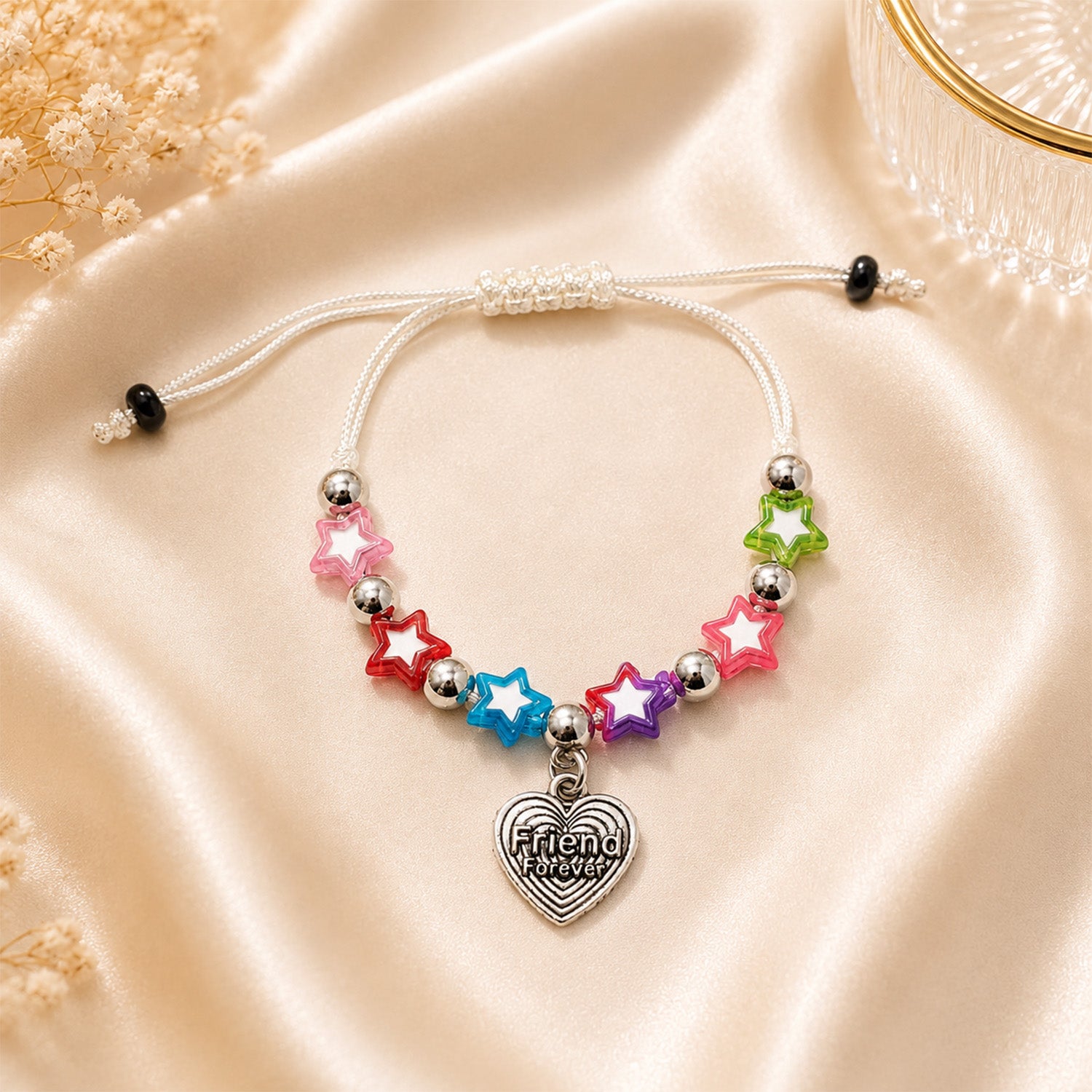 Colorful Star Beaded Bracelet Friendship Day Bracelets for Kids, Boys & Girls