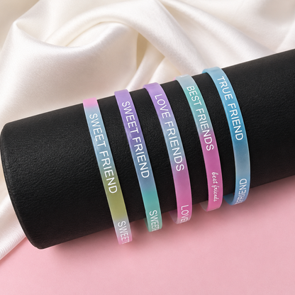 Mixed Print Friendship Bracelets for Friends (Pack of 5)