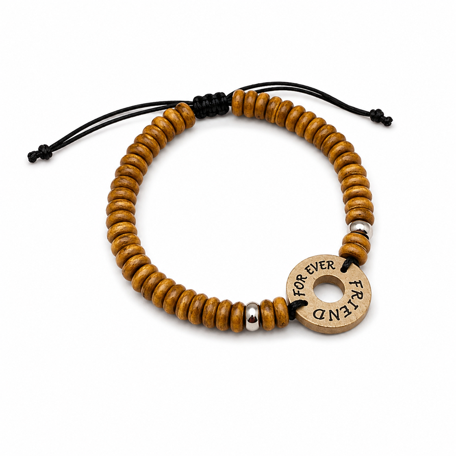 Round Dual Beaded Bracelet Friendship Day Bracelets for Kids, Boys & Girls