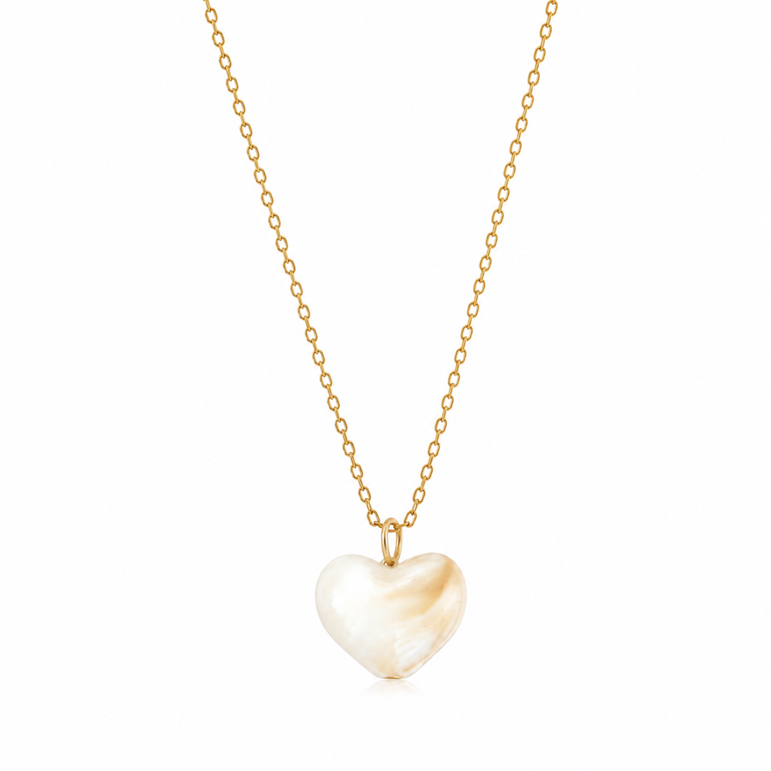 Ivory White Luminous Acrylic Stone Pendant for Girls & Women's