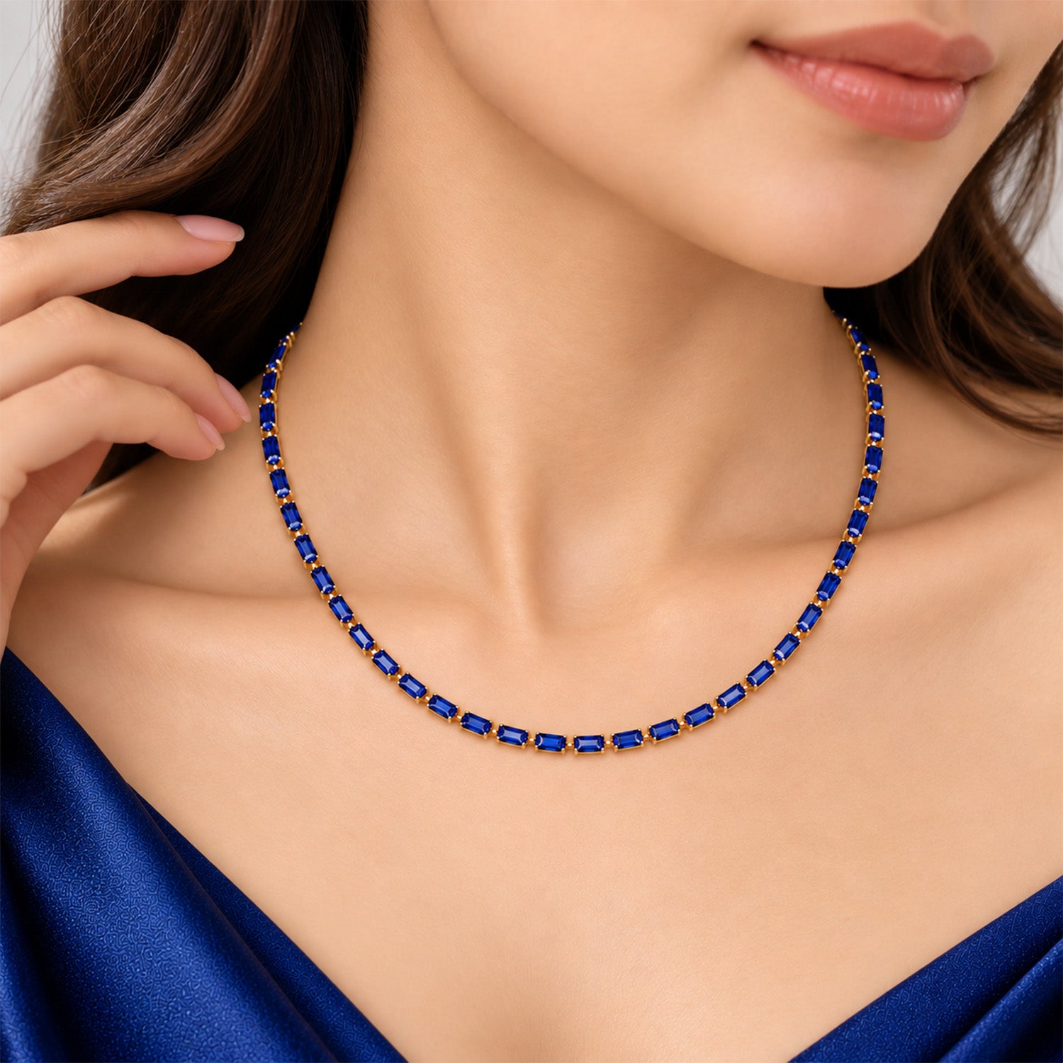 2.5 x 5 Tub Mala Alloy Chain for Girls & Women's