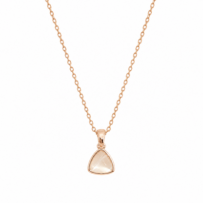 Stylish Triangle Pendant Necklace for Women & Girls (Anti Tarnish)