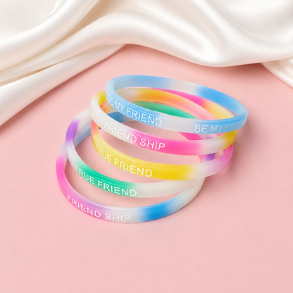Pack of 5 Friendship Bracelets for Boys, Girls & Best Friends