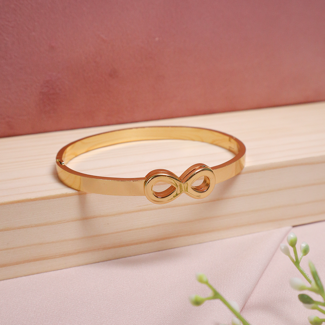 18K Gold Plated Cartier Infinity Bracelet Bangle (Anti-Tarnish)