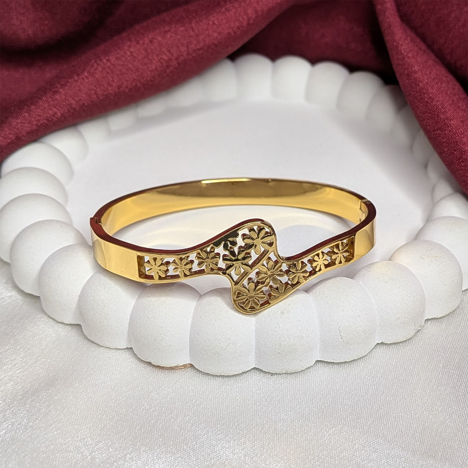 Statement Blossom Floral Bracelet for Girls & Women