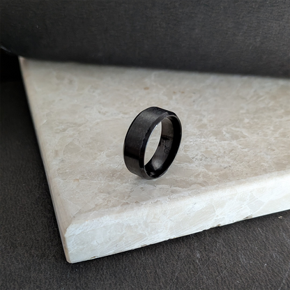 Simple Stainless Steel Band Ring for Men & Women's