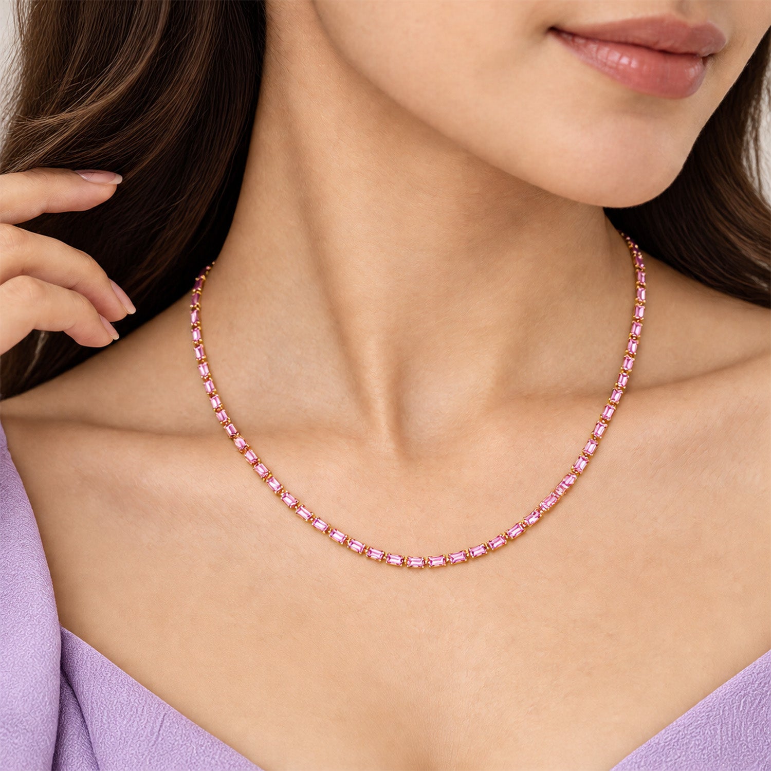 2.5 x 5 Tub Mala Alloy Chain for Girls & Women's