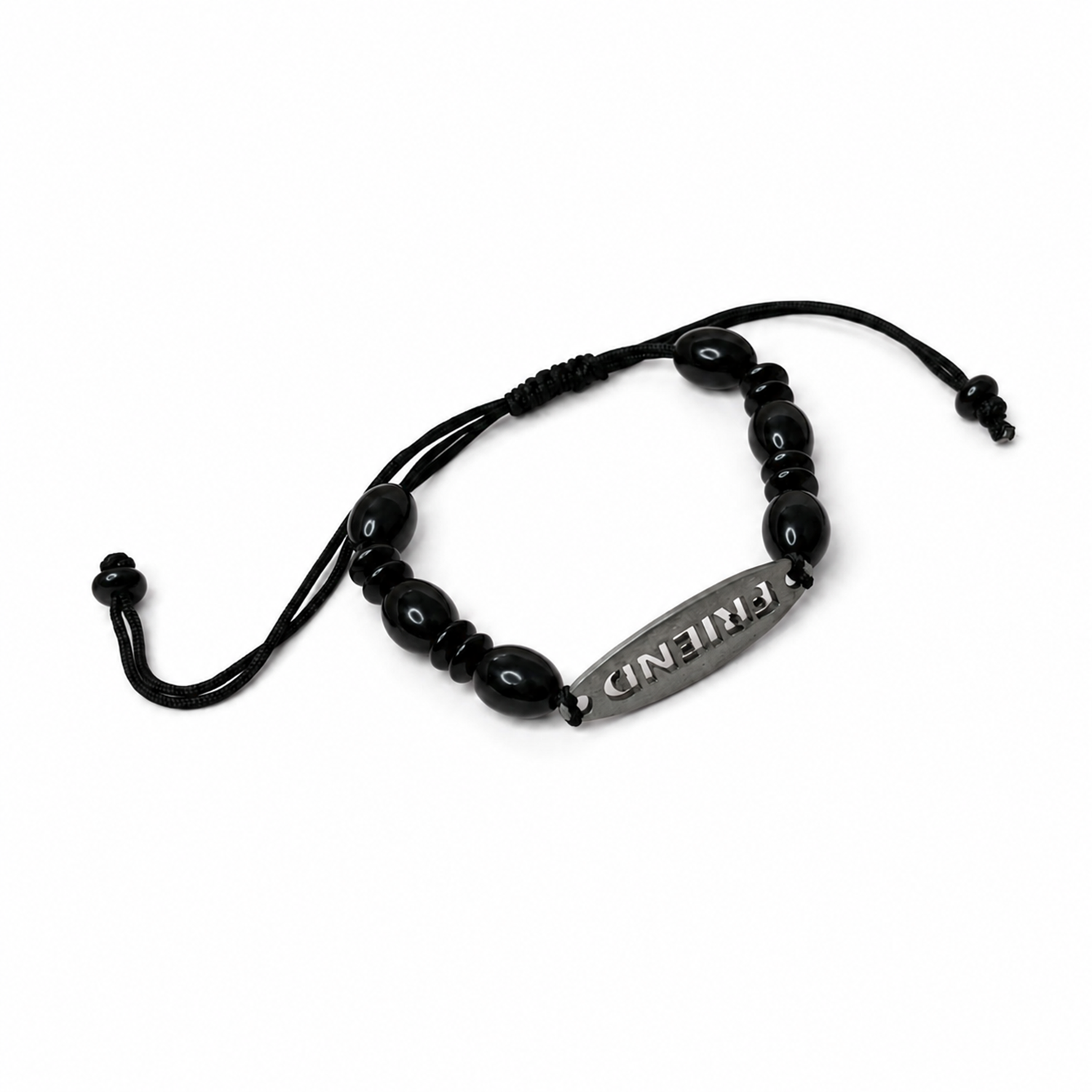 Friend Metal Charm Round Bead Bracelet Friendship Day Bracelets for Kids, Boys & Girls