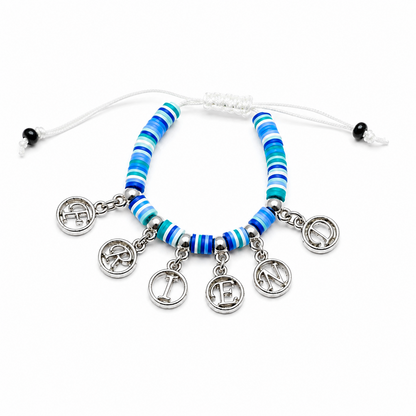 Colorful Rubber Beads Friendship Day Bracelets for Kids, Boys & Girls