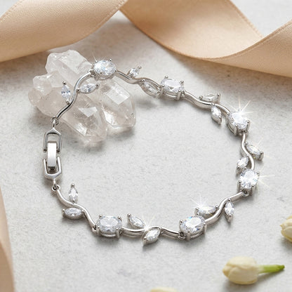 AD Stone Tulip Bracelet for Women & Girls