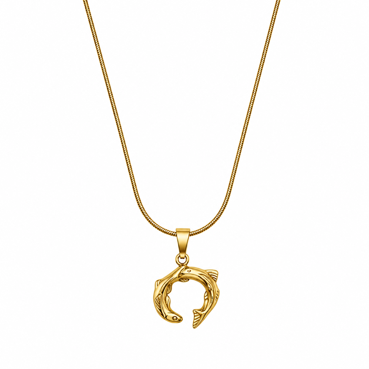 Pisces Fish locket Pendant for Girls & Women's