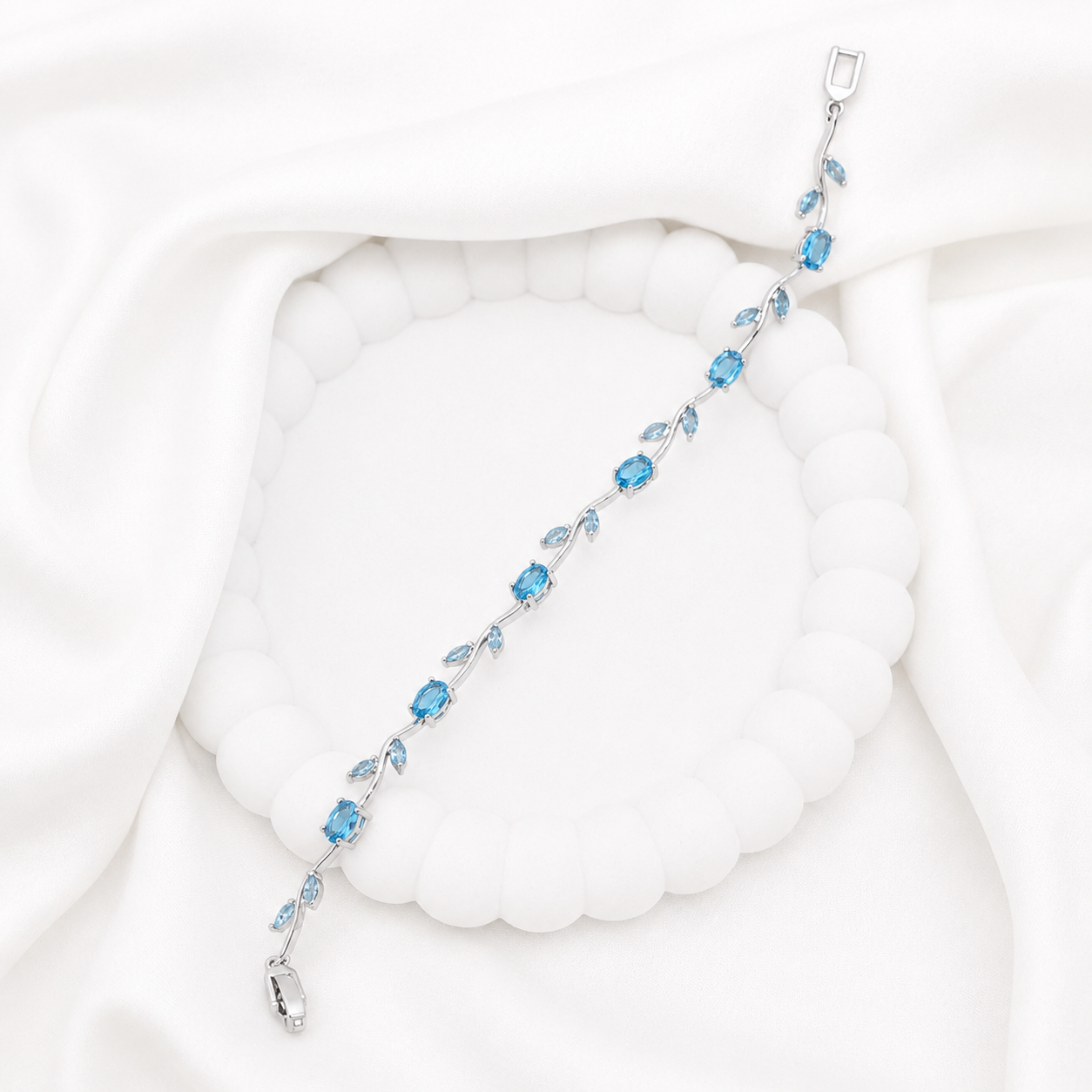 AD Stone Tulip Bracelet for Women & Girls
