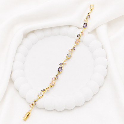 AD Stone Tulip Bracelet for Women & Girls