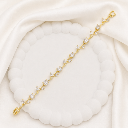 AD Stone Tulip Bracelet for Women & Girls