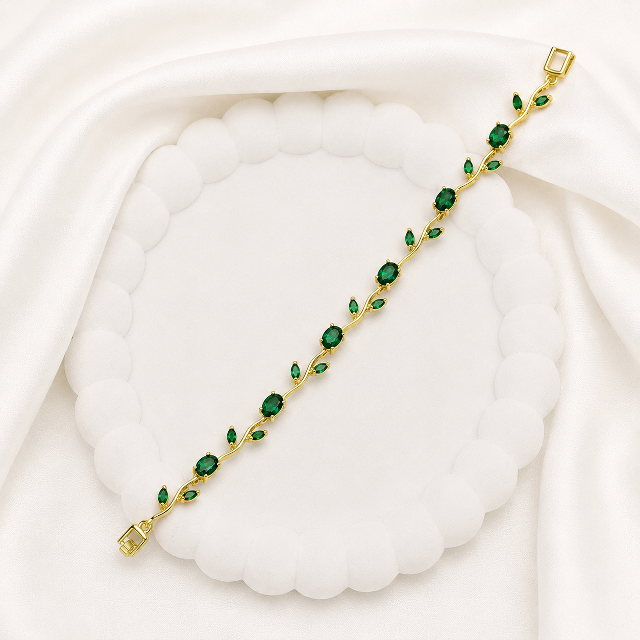 AD Stone Tulip Bracelet for Women & Girls