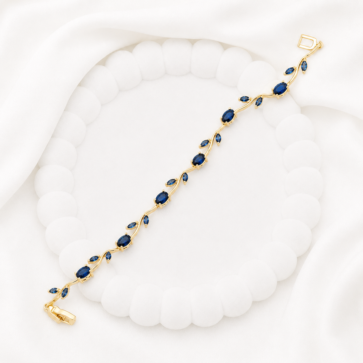 AD Stone Tulip Bracelet for Women & Girls