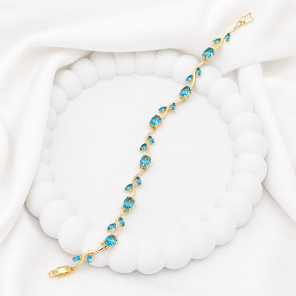 AD Stone Tulip Bracelet for Women & Girls