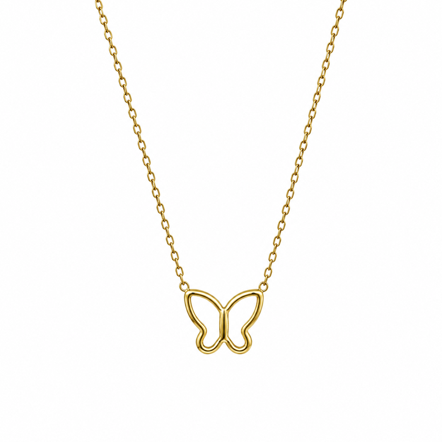 Delicate Personalized Butterfly Pendant for Girls & Women's