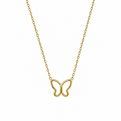 Delicate Personalized Butterfly Pendant for Girls & Women's