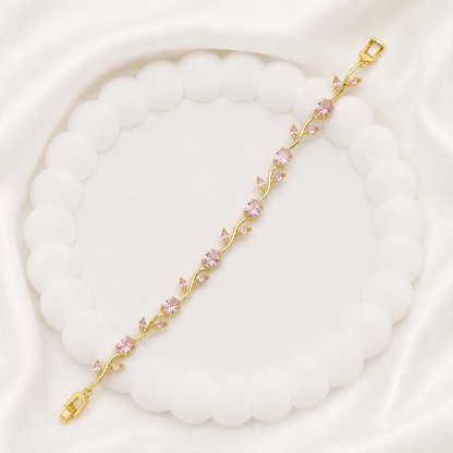 AD Stone Tulip Bracelet for Women & Girls