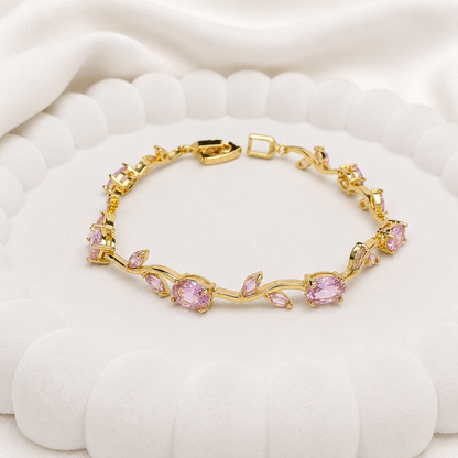 AD Stone Tulip Bracelet for Women & Girls