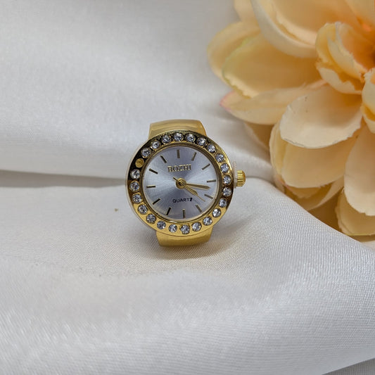 Analog Finger Watch with American Diamond for Men & Women