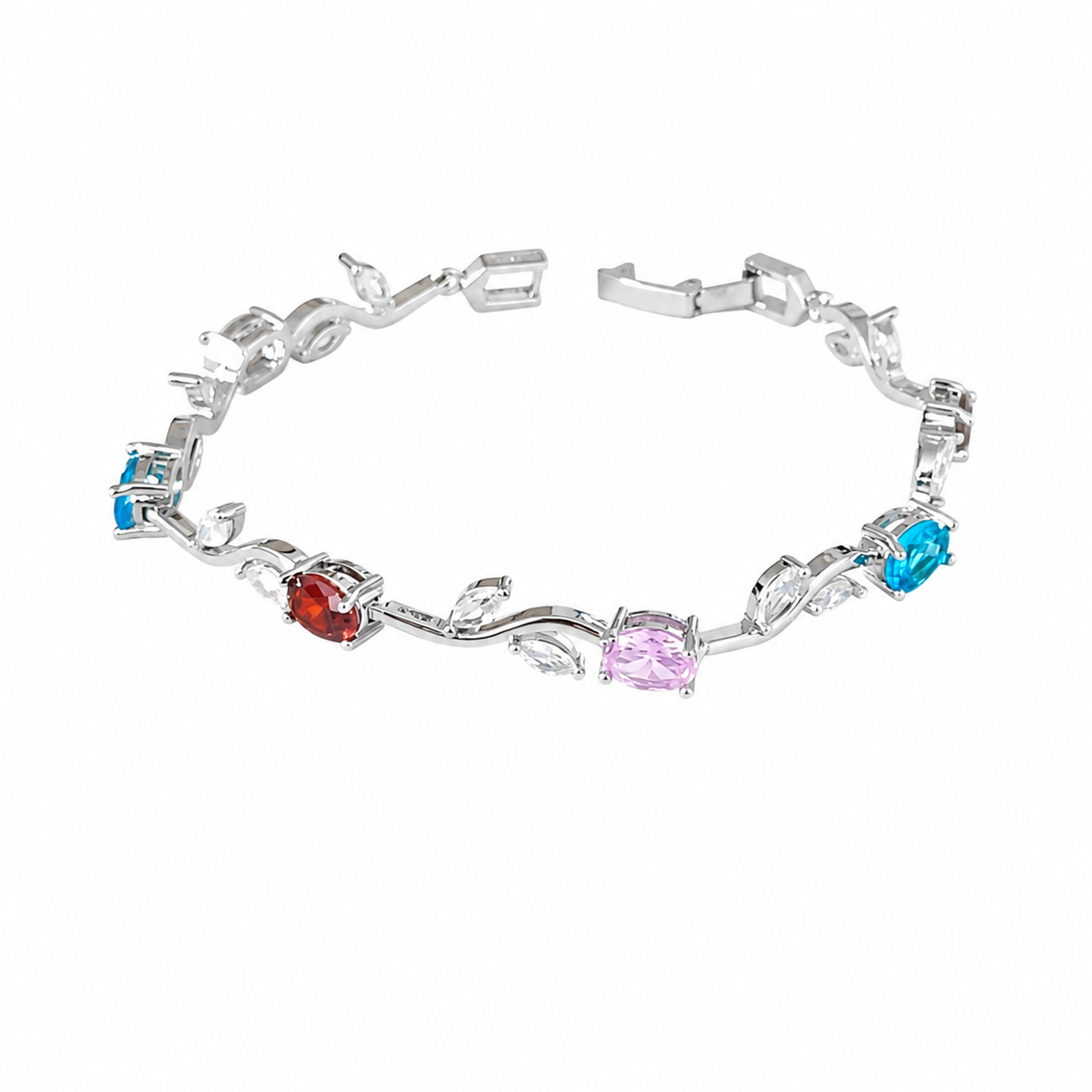 AD Stone Tulip Bracelet for Women & Girls