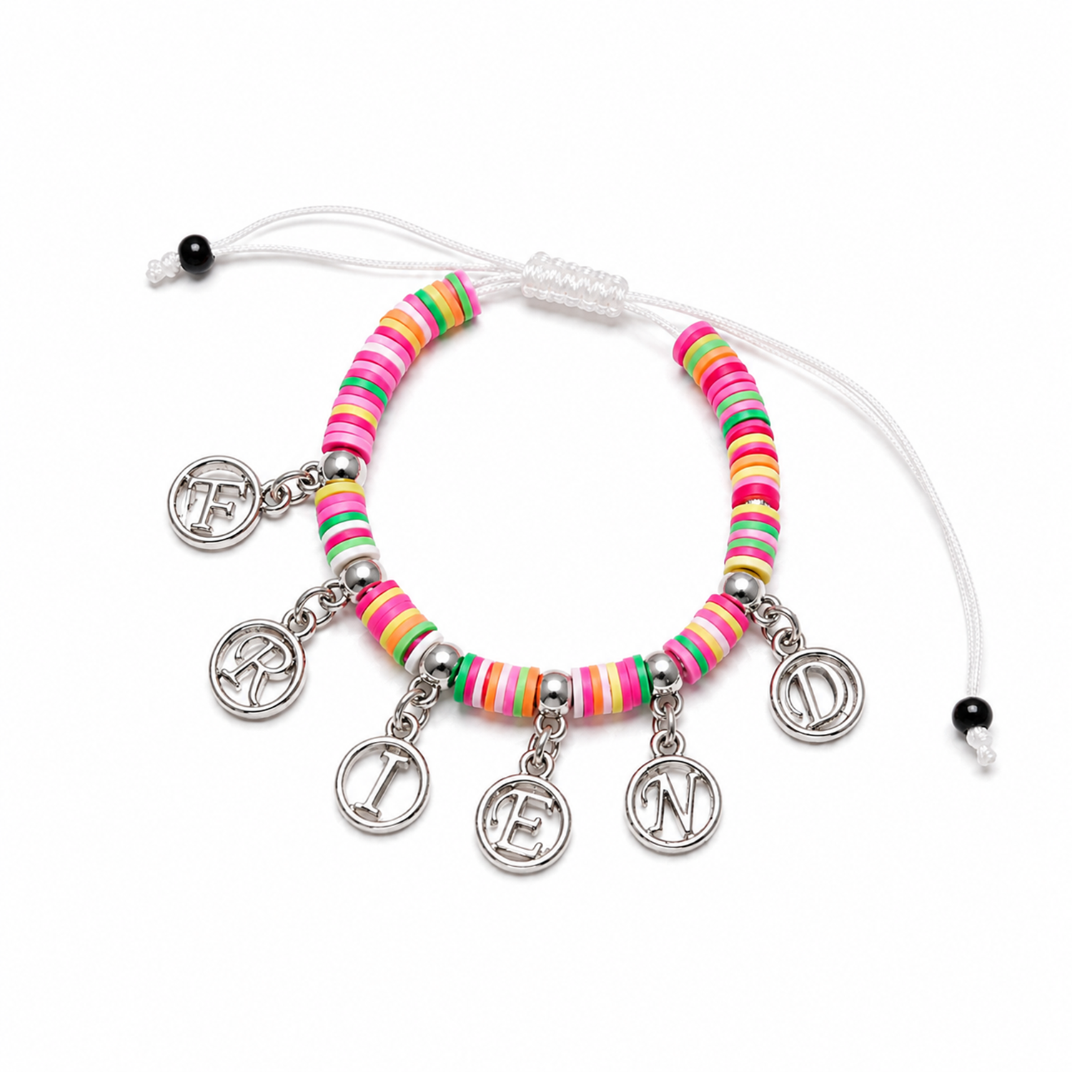 Colorful Rubber Beads Friendship Day Bracelets for Kids, Boys & Girls