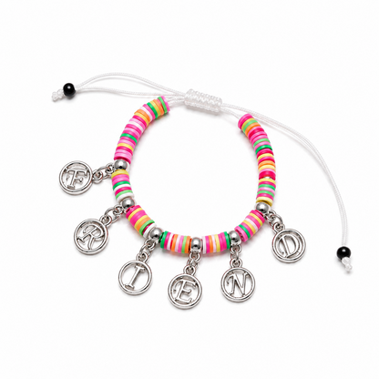 Colorful Rubber Beads Friendship Day Bracelets for Kids, Boys & Girls