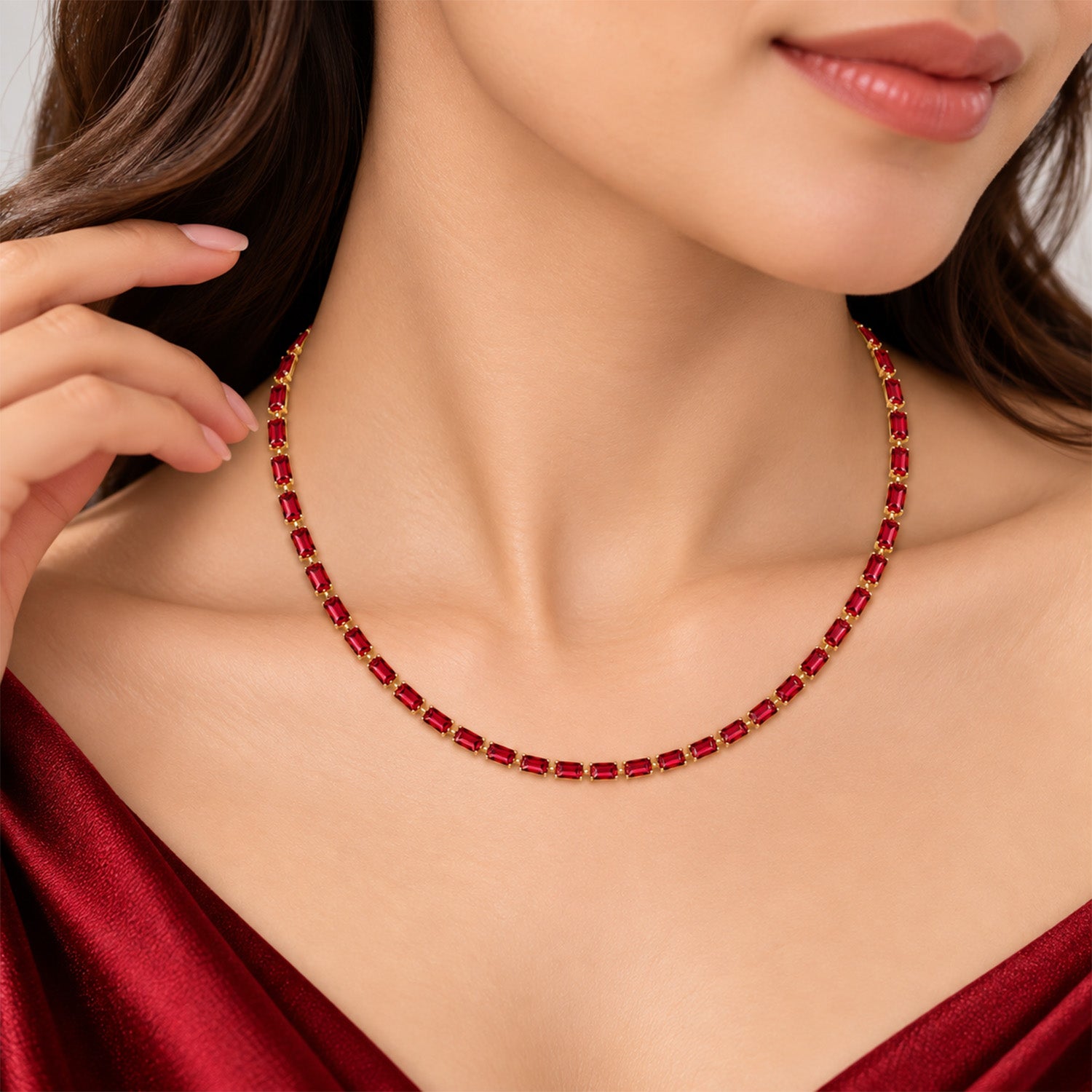 2.5 x 5 Tub Mala Alloy Chain for Girls & Women's