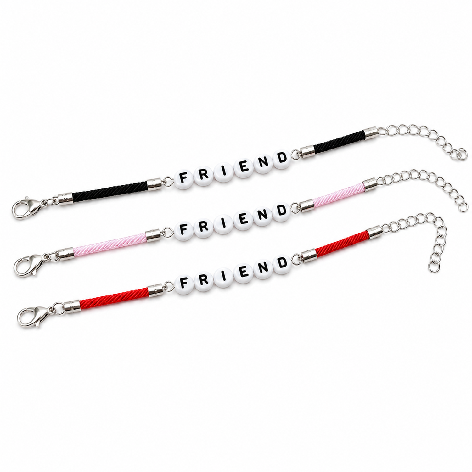 Friendship Day Cord Chain Bracelets for Kids, Boys & Girls