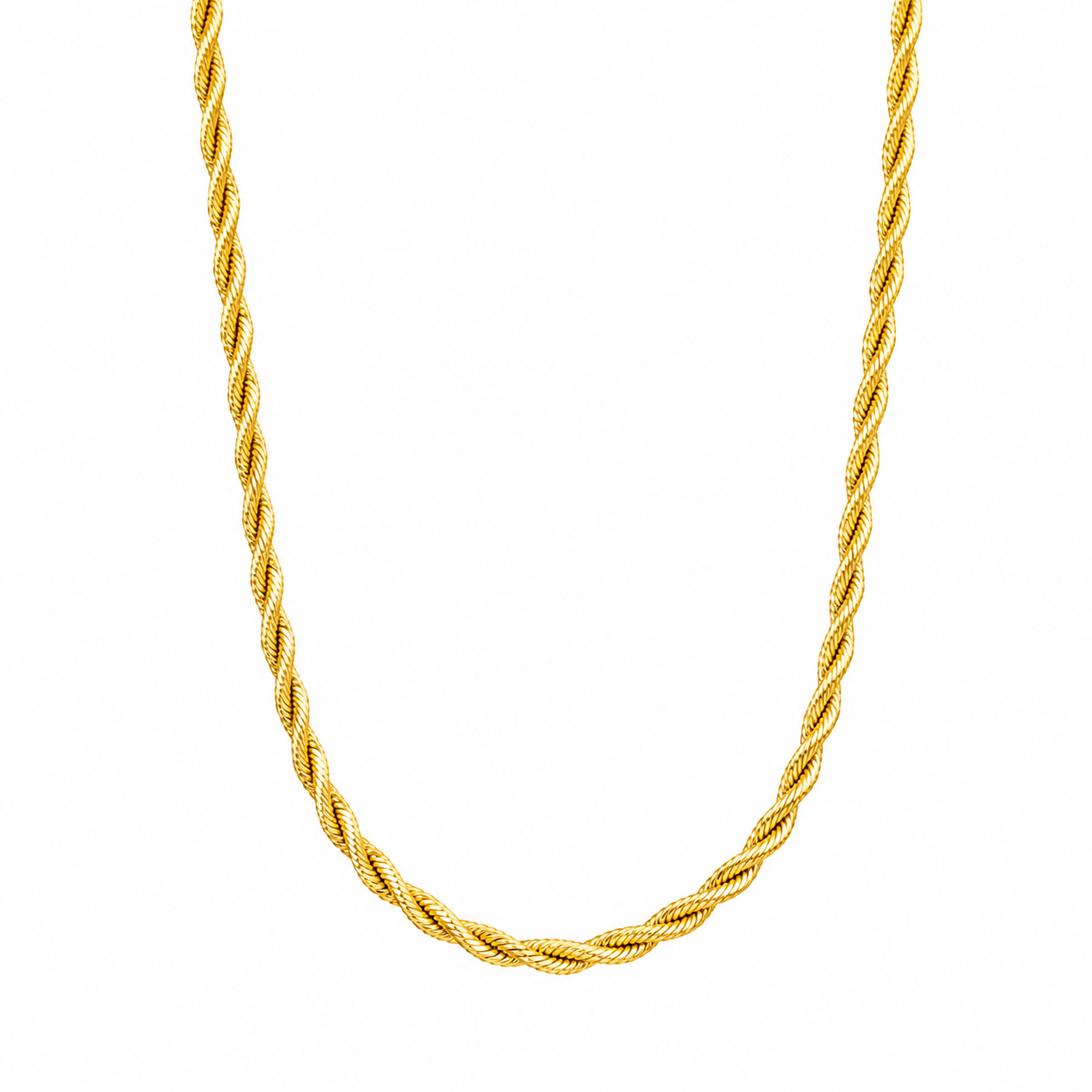 Thrill Twisted Herringbone Stainless Steel Chain For Men & Women