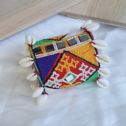 Embroidered Mirror Work Kodi Kada (Navratri Special)