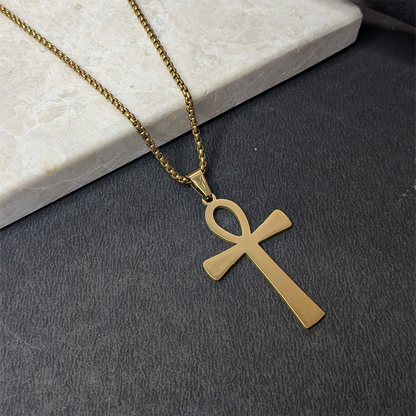 Egyptian Ankh Ancient Cross Design Pendant For Men & Boys